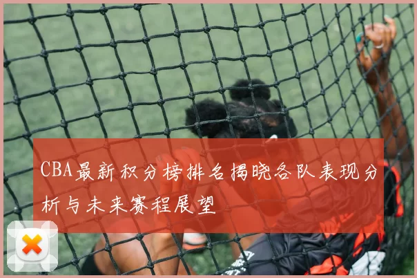 CBA最新积分榜排名揭晓各队表现分析与未来赛程展望